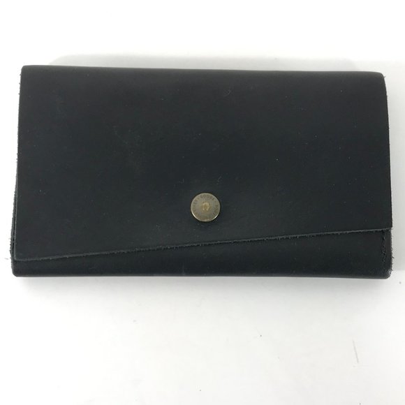 Portland Leather Handbags - Portland Leather Goods Rancher Wallet Trifold Black Leather Large
